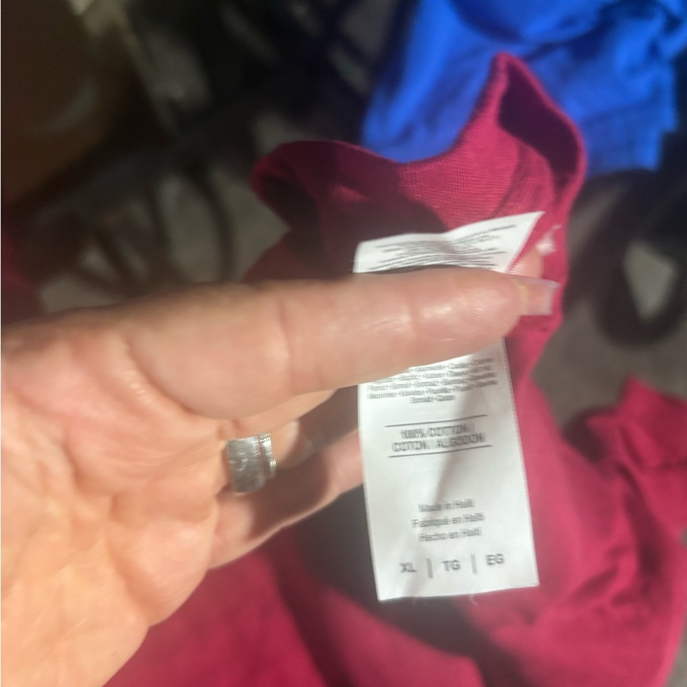 Classic Red Cotton T-Shirt XL